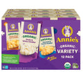 Annie's Homegrown Organic Macaroni and Cheese Variety Pack, 12 ct./6 oz. Case of 12