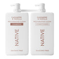 Native Cashmere & Vanilla Shampoo and Conditioner Set, 68 fl. oz.
