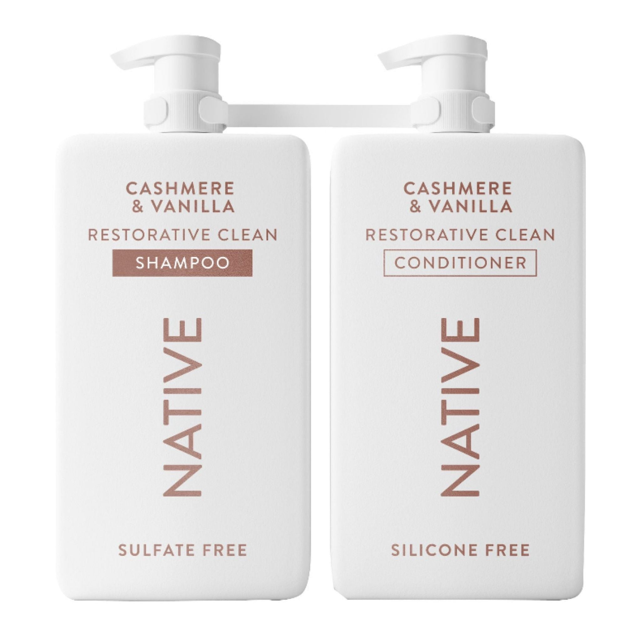 Native Cashmere & Vanilla Shampoo and Conditioner Set, 68 fl. oz.
