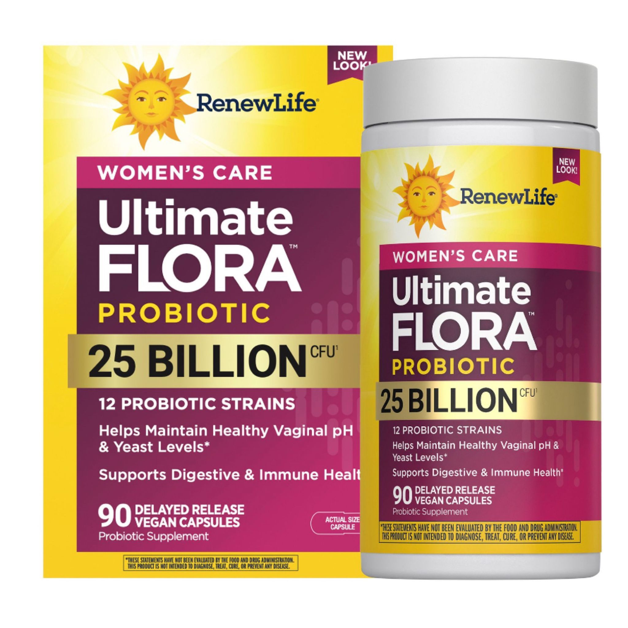 Renew Life Ultimate Flora Women's Care Probiotic, 25 Billion CFU, 90 ct.