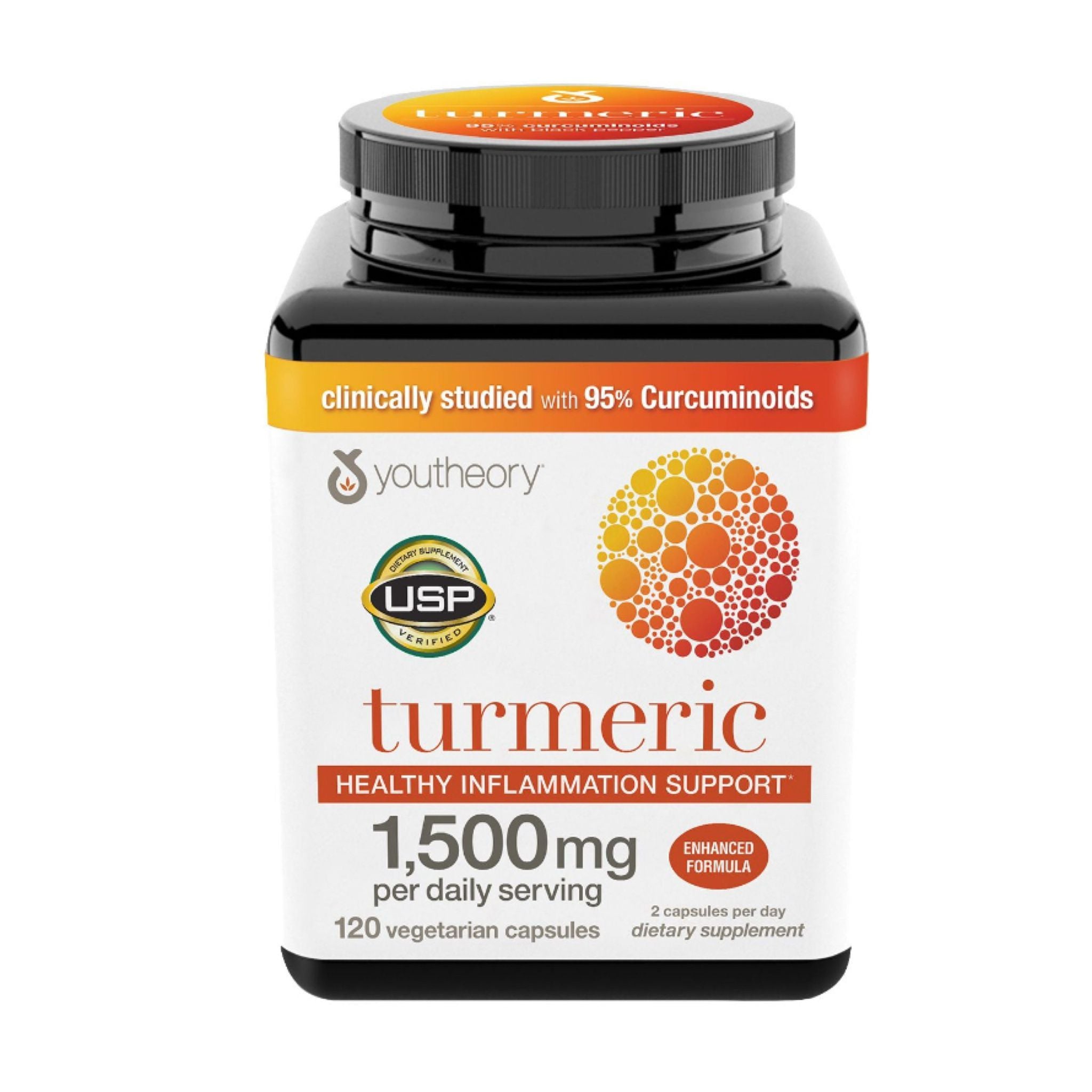 Youtheory Tumeric Enhanced 1500mg,
120 ct.
